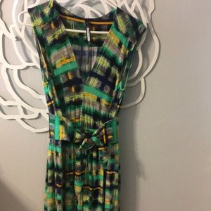 Midi knot waist dress